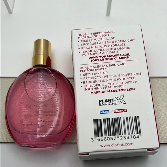Clarins Paris Fix’ Make-Up Setting Spray for aFlawless Finish Sets 15ml NWOT Box - Picture 8 of 8